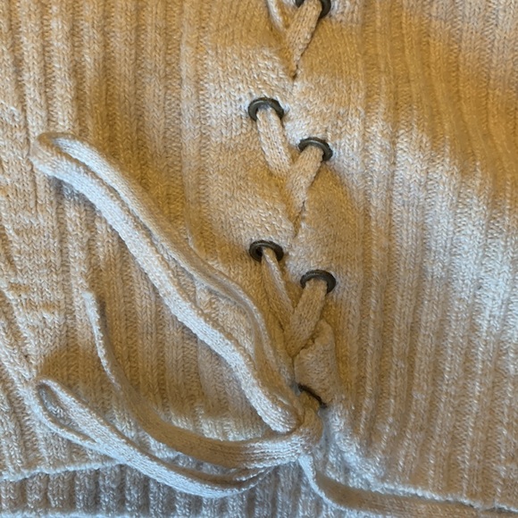 American Eagle Outfitters - Cream Knit Tank Top - Picture 3 of 4